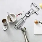 Hand Crank Rotary Milk Frother Egg Beater Stainless Steel Whisk Mixer Blender