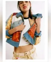 NWT Free People Patchwork Extravaganza STATEMENT Jacket New