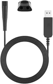 12V USB Charging Cable for Braun Shaver Series 3/7/5/1/9 Charger Cord Adapter Electric Shaver USB Plug Charging 370 3040s 310s 340S 720s-4 7865cc 9090cc