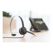 Cisco 531 Wired Single Phone Headset Over-the-Head Black (CP-HS-W-531-USBA=)