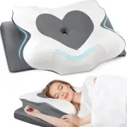 Cervical Neck Pillow Memory Foam Neck Support Pillows for Sleeping Shoulder P...