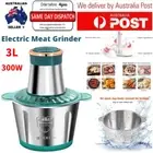 2 Speed 3L Electric Meat Grinder Food Chopper Blender Food Processor Blender300W