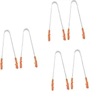 Ciieeo Sets Mini Serving Tongs Boys and Girls Tongs Stainless Steel for Tea Party Pcs