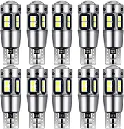 10x T10 LED W5W Canbus 194 168 Error Free LED Clearance Parking Light for Volvo for Toyota for Subaru for Peugeot for Nissan for Kia for Lada (Color : Red)