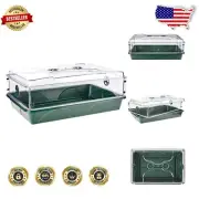Green Vented Seed Propagator with Waterproof Tray for Serious Gardeners