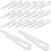 ANDRESLAD 100Pcs Durable Alligator Clips for Shirts and Garments Reusable Plastic Shirt Folding Clips for Ties Socks and Clothing Organization Compact Design for