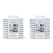 2x The Peanutshell Dino Dreams Stripe Changing Pad Cover Baby Nursery Decor
