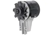 Powermaster Black PowerGEN Alternator for Ford Flathead 1949-53 75 AMP "Shorty" Single V-Belt Pulley 1-1/2" Shorter