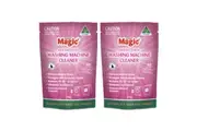 2 x Magic Anti-Bacterial Washing Machine Cleaner 100g Removes Built-up Grime, Detergent & Mineral Deposits