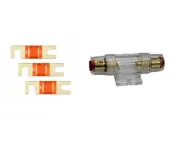 IMC Audio Car Marine Stereo Mini ANL MIDI Fuseholder 150 Amp Fuses 4 or 8 Gauge