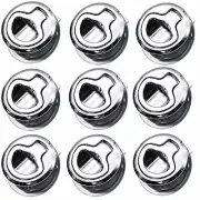 9PCS Flush Door Hinge Pull Locker Hatch Latch Marine Boat Yacht Lock Lift Handle