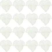uxcell 0.9"/23mm Leaf Pendants, 100 Pack Resin Tree Leaf Beads Bulk Leaves Charm for Jewelry Making Bracelet Necklace Earring Keychain Style 1, Yellow