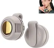 Brighnow Fan, Aerio Fan, Mini Clip On Fan For Shirt, Portable Bladeless Mini Fan Clip On Adjustable 3-Speed Suitable for Office Outdoor (Khaki)