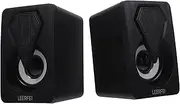 DOITOOL 1 Pair USB Computer Speaker Compact Loudspeaker Box for Home Office High Volume Multi Purpose Speaker with Sound for Gaming Music Enjoyment Style