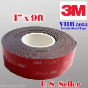 3M 1" x 9 ft 3 Yd VHB Double Sided Foam Adhesive Tape 5952 Automotive Mounting