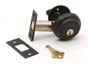 Oil Rubbed Bronze Entry Cylinder Deadbolt Door Lock