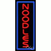 BRAND NEW "NOODLES" 32x13 VERTICAL BORDER REAL NEON SIGN W/CUSTOM OPTIONS 11600