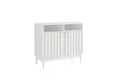 Maestro Furniture Tenjin Wooden 2-Door Sideboard Buffet Unit Storage Cabinet White