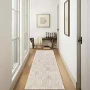 Hallway Carpet Runner Rug, Non-Slip Backing 1m 1.5m 2m 2.5m 3m 3.5m 4m 4.5m 5m 6m Extra Long Narrow Runners Rug for Kitchen Hall Entryway Corridor, Soft(60x600cm)