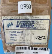*BRAND NEW* Viatec Flush Valve P-35-S 1.5” T-316SS + Warranty & Fast Shipped!