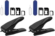 ZENWORYS 2 Sets of Dual-Purpose Mobile Phone SIM Card Cutter, Mobile Phone Card Cutter are Suitable for Smart Phones
