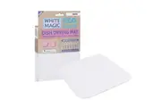 White Magic Dish Bowl Drying Mat Kitchen Absorbent Pad Double Sided Cloth Snow
