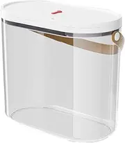 EPWIOR Pet Food Storage Container with Scoop, Flip-up Lid Airtight Container Transparent Dog Food Storage with for Cat & Cat Food Air Tight Food Container (6L)