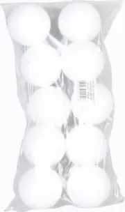 Ball Of Polystyrene Fire Retardent Styrofoam Diameter 5 CM 10 Pieces