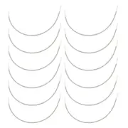 25 Pairs Underwire Stainless Steel Rings Bras Underwear Support Ring Bras Accessory Silver 13.2