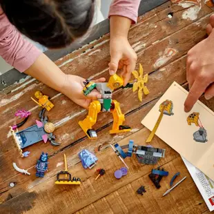 【LEGO 樂高】旋風忍者系列 71804 亞林的戰鬥機械人(機器人玩具 兒童積木)