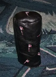 NEW PRG VANTO Leather 3 5 7 Fairway Wood Head Cover FRIAR'S HEAD GOLF CLUB Black