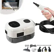 2500W High Pressure Steam Cleaner,Household Handheld steam cleaner Machine, Electric Steam Cleaner for Kitchen,Automotive Furniture and Floor Cleaning with 3 Brushes and an Extended Spray Bar (White)