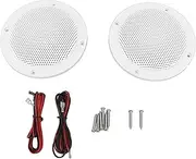 Marine Ceiling Speakers, 4 Inch Flush Mount Audio System, Waterproof Boat Sound Speakers, 120W In Wall Stereo Speaker for ATV UTV Marine Audio