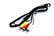 RCA Connector,RCA Male Plug,RCA Stereo Audio Connectors,Coaxial,3.5mm Jack,3ft.