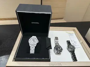 全新品   2023 超值得收藏 香奈兒 Chanel 經典 女錶 限量款J12  Coco小姐 白色 陶瓷 可愛水手服 時尚 優雅 台灣櫃購入 全配證明