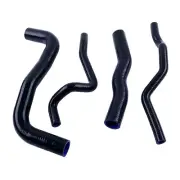 Black for Mitsubishi FTO GR GPX 2.0L 6A12 AT Silicone Radiator & Heater Hose