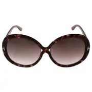 Tom Ford Tom Ford FT388 50F Gisella - Brown Marble/Brown Gradient by Tom Ford for Women - 58-15-140 mm Sunglasses