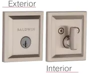 Baldwin Prestige Series Torrey Pines Low Profile Deadbolt w/ SmartKey & Microban