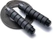 BOOMIBOO Jump Rope, Adjustable Jump Ropes,Skipping Rope Tangle-Free Rapid Speed with Ball Bearings for Women Men Kids,Exercise & Slim Body Jumprope at Home School Gym