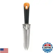 Fiskars Steel Garden Knife, Multi-Purpose Weed Puller Gardening Tool for Plan