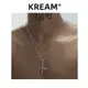 KREAM 原創 S925純銀 JUDGE字母十字架吊墜男嘻哈女同款項鏈