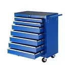 Giantz Tool Box 7 Drawer Cabinet Chest Trolley Storage Garage Toolbox Blue New