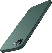 JETech Slim Fit Case for iPhone 16e 6.1-Inch 2025, Camera Lens Full Protection, Soft TPU Thin Protective Phone Cover with Matte Finish, Shockproof (Midnight Green)