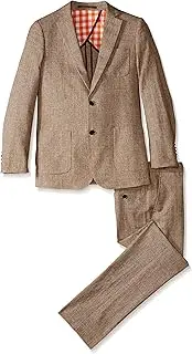 [Isaac Mizrahi] Boys 2pc Linen Suit - Beige