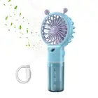 Hand Held Spray Fan Portable Mini Charging Hand Held Fan Spray Humidification