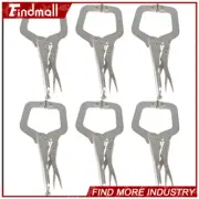Findmall 6Pack 11" C Clamp Locking Pliers Adjustable Locking Welding &Swivel Pad