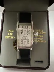 MATHEY-TISSOT Men's Roman 2-in-1 Double Quartz Watch #2420 - NEW in Case