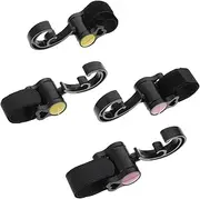 UPKOCH 4 Pcs Rotatable Stroller Hooks Durable Hangers for Outdoor Use Easy to Install Stroller Clips for Convenient Storage for Shopping Bags and Essentials