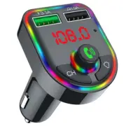 Bluetooth FM Transmitter Car Charger MP3 Player Handsfree Audio Receiver USB TF (for: Honda Civic)