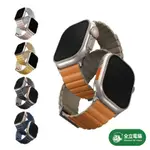 【全立電腦】 UNIQ REVIX PE APPLE WATCH 錶帶 雙色矽膠真皮磁吸錶帶 皮革錶帶 磁吸錶帶